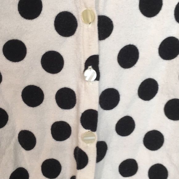 EUC 3/4 sleeve polka dot cardigan Ann Taylor - Picture 2 of 4